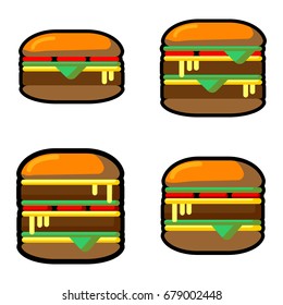 Hamburger icons set