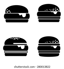 Hamburger icons vector.