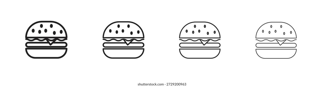 Hamburger icons Vector Logo Template Illustration Designs. Vector EPS 10.