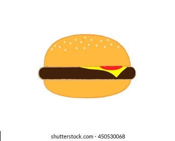 Hamburger icon.vector illustration