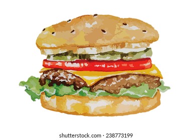 Hamburger illustration