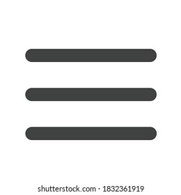 símbolo de icono de panorama de hamburguesa vector 