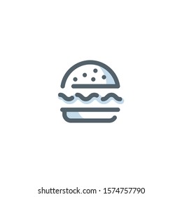 Hamburger - Lifestyle Filled Line Icon