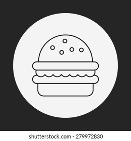  hamburger line icon