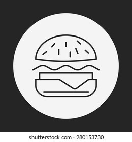  hamburger line icon