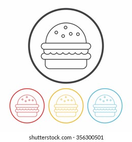  hamburger line icon