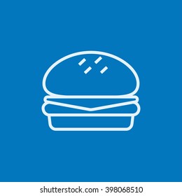 Icono de línea Hamburger.