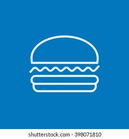 Hamburger line icon.