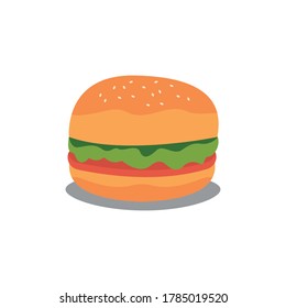 hamburger logo design template. hamburger icon. 