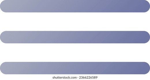 Hamburger menu button pixel perfect flat gradient color ui icon. Interactive element. Site structure. Simple filled pictogram. GUI, UX design for mobile application. Vector isolated RGB illustration