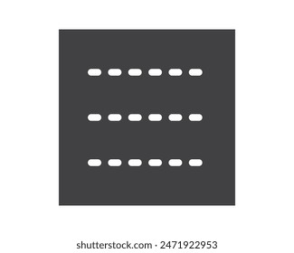 Hamburger menu icon, buttons for website, UI navigation, mobile app, presentation. Vector design elements and user Interface icons.