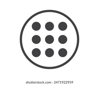 Icono de menú Hamburger, Botones para el Sitio web, navegación UI, App móvil, presentación. Elementos de diseño de Vector e iconos de interfaz de usuario.