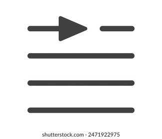 Hamburger menu icon, buttons for website, UI navigation, mobile app, presentation. Vector design elements and user Interface icons.