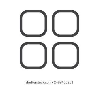 Hamburger menu icon, buttons for website, UI navigation, mobile app, presentation. Vector design elements and user Interface icons.