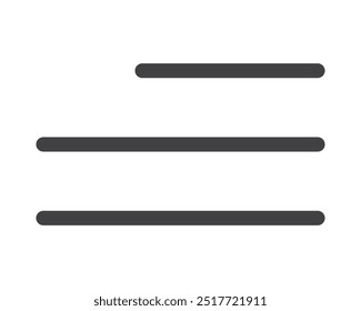 Hamburger menu icon, buttons for website, UI navigation, mobile app, presentation. Vector design elements and user Interface icons.