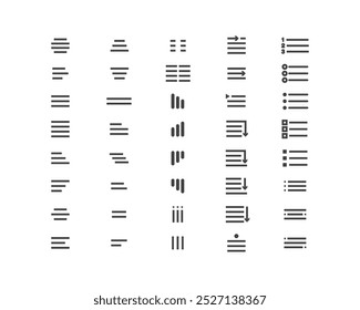 Icono de menú de hamburguesa, Botones para el Sitio web, navegación de interfaz de usuario, App móvil, presentación. Elementos de diseño de Vector e iconos de interfaz de usuario.