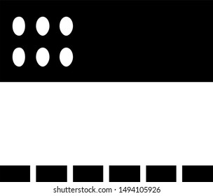 The hamburger menu icon is designed in black