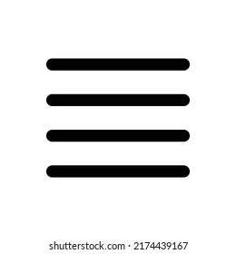 Hamburger Menüsymbol - Vektorgrafik
