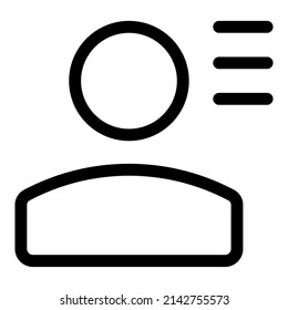 hamburger menu on a user preferred device