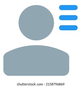 hamburger menu on a user preferred device