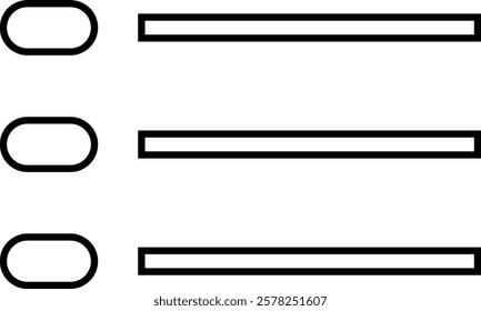 hamburger menu vector graphic design menu icon, UI symbol, user interface vector symbols, navigation elements, web buttons filled designs, flat icons elements, isolated on transparent background