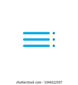 hamburger menu web design icon flat