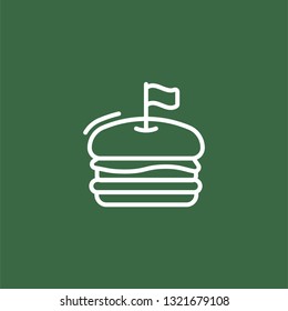 Hamburger outline icon