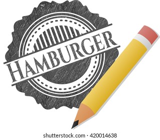 Hamburger-Bleistift