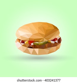 Hamburger Polygonal geometric