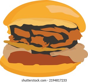 hamburger restaurant food vector design
