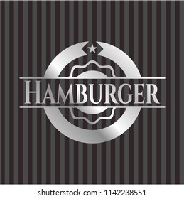 Hamburger silver badge or emblem