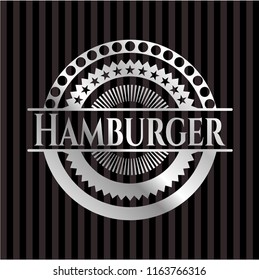 Hamburger silvery badge