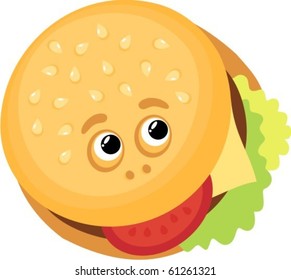 Hamburger smile