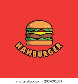 hamburger symbol logo, cool can be used for business, clothes, advertising, and others.