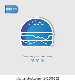 Hamburger symbol,vector