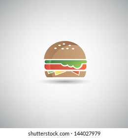 Hamburger symbol,vector