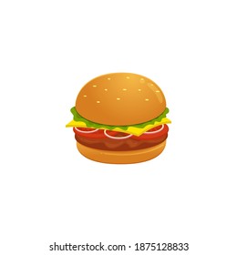 hamburger vector graphic clipart design