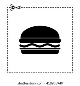 hamburger vector icon