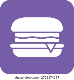 Hamburger Vector Icon Design Illustration