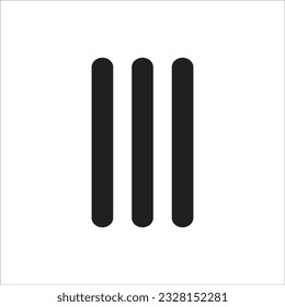 hamburger vector icon line new