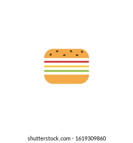 Hamburger vector icon for web and design