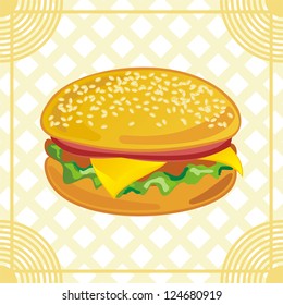 Hamburger vector illustration