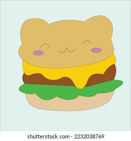 Hamburger vector for logos or additional images