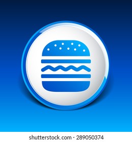 Hamburger web icon burger icon hamburger vector bun.