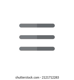Menú Hamburgués icono de vector plano gris