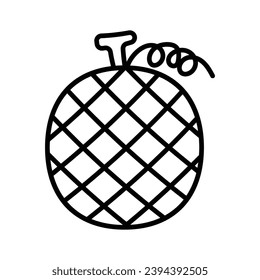 Diseño vectorial del melón Hami en diseño moderno