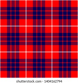 Hamilton Modern Tartan. Seamless pattern for fabric, kilts, skirts, plaids