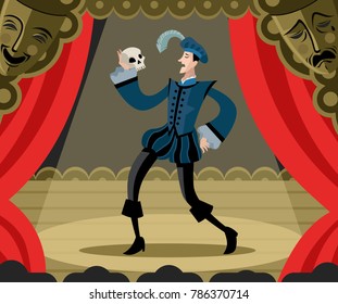 hamlet classical theater actor playing character