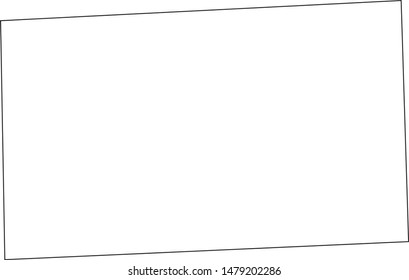 Hamlin County map in the state of south dakota
