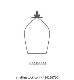 Hammam vector. Turkish bath.
